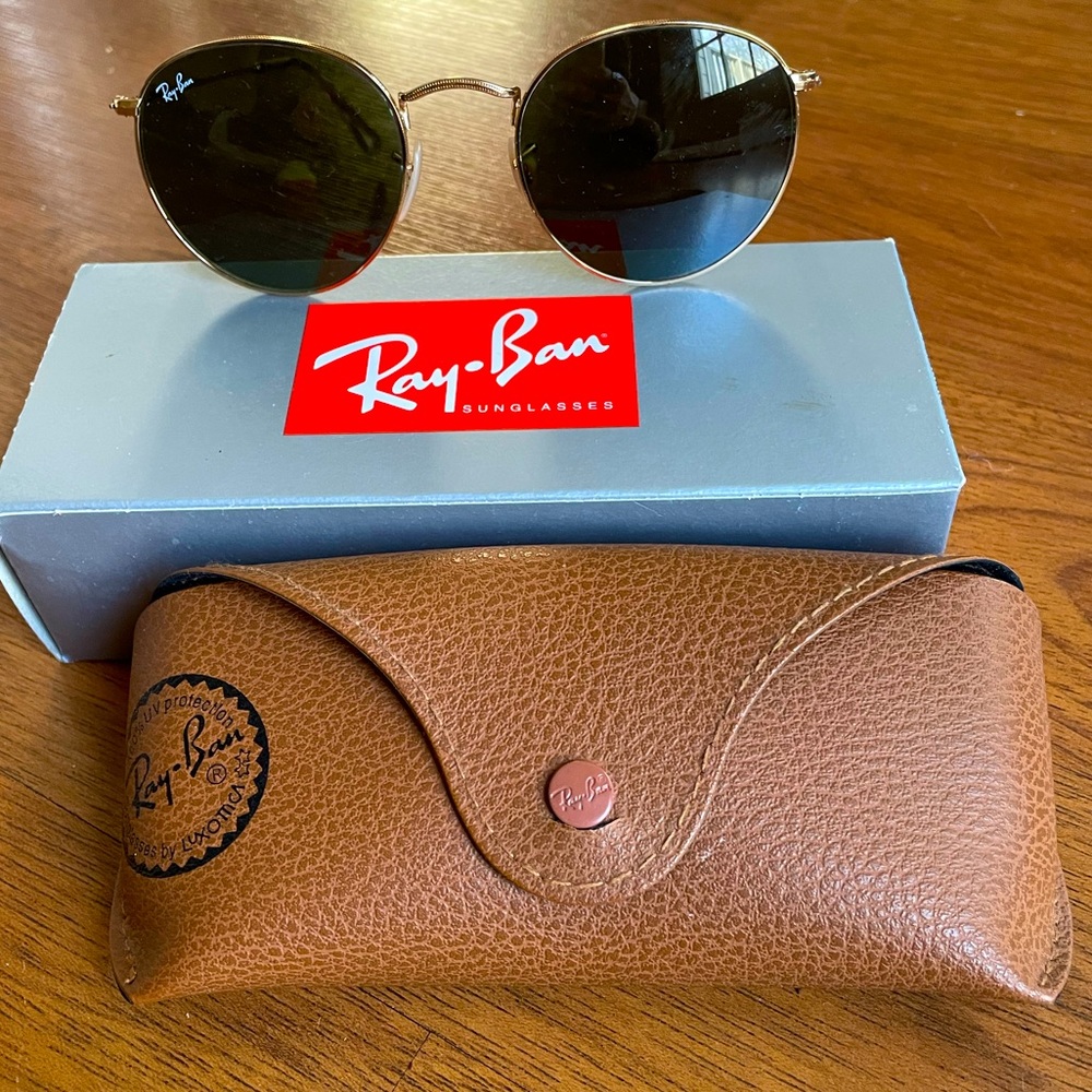 Ray Ban Round Rose Gold 53 mm